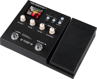 Nux MG-300 Multi-Effects Multi Effect and Amp Modeling Processor with Expression
