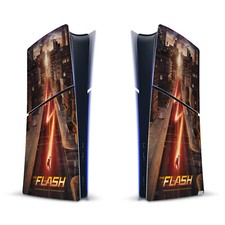 THE FLASH TV SERIES POSTER VINYL SKIN DECAL FOR PS5 SLIM DIGITAL EDITION CONSOLE