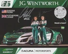 2023 SIGNED LEGGE , MONK GRADIENT RACING ACURA NSX GTD IMSA HERO CARD