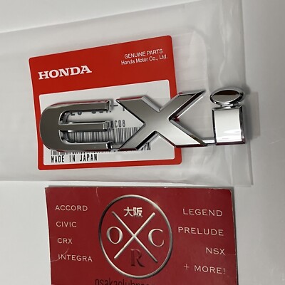 New OEM 01-05 Honda Civic EXi Rear Emblem Badge ES1 JDM EDM