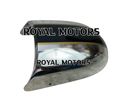 "DUAL SEAT COWL, CHROME BLACK" FIT FOR ROYAL ENFIELD CONTINENTAL GT 650 - Picture 11 of 12