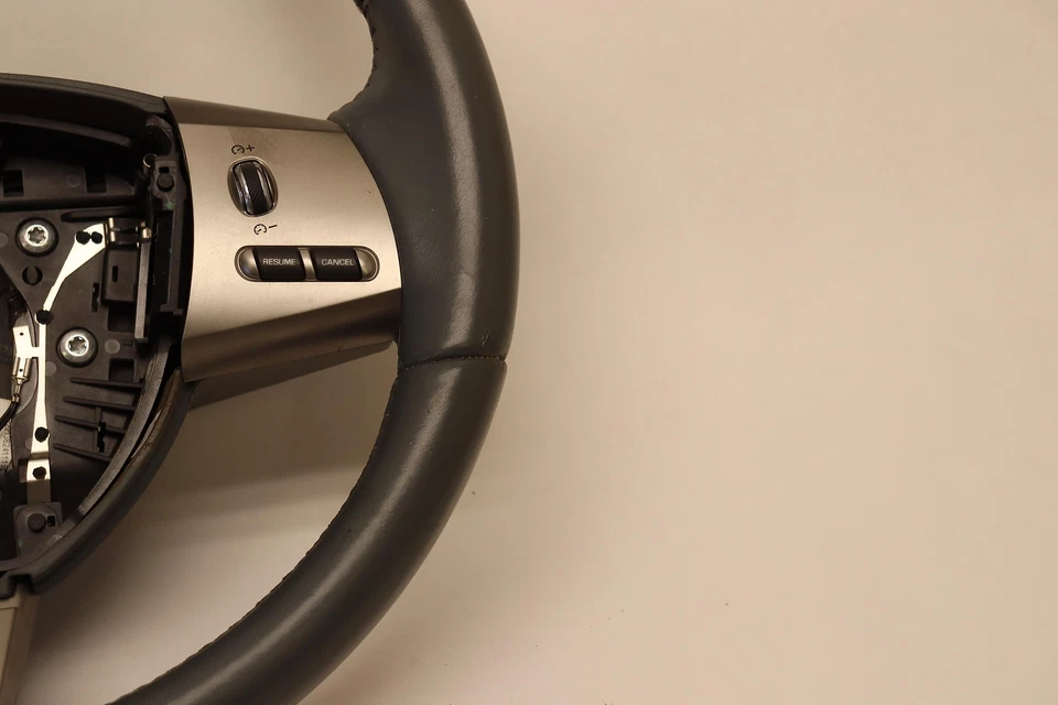 2007-2015 JAGUAR XK STEERING WHEEL LEATHER TAN W/ CONTROL SWITCH OEM - Image 4 of 4