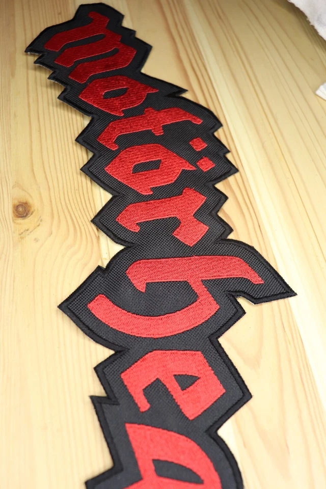 Motorhead Back Patch Large 16 inch Embroidered Metal back patch Red - Image 2 of 4
