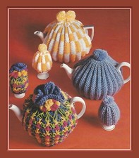 Tea and Egg Cosies Knitting Pattern Three des...