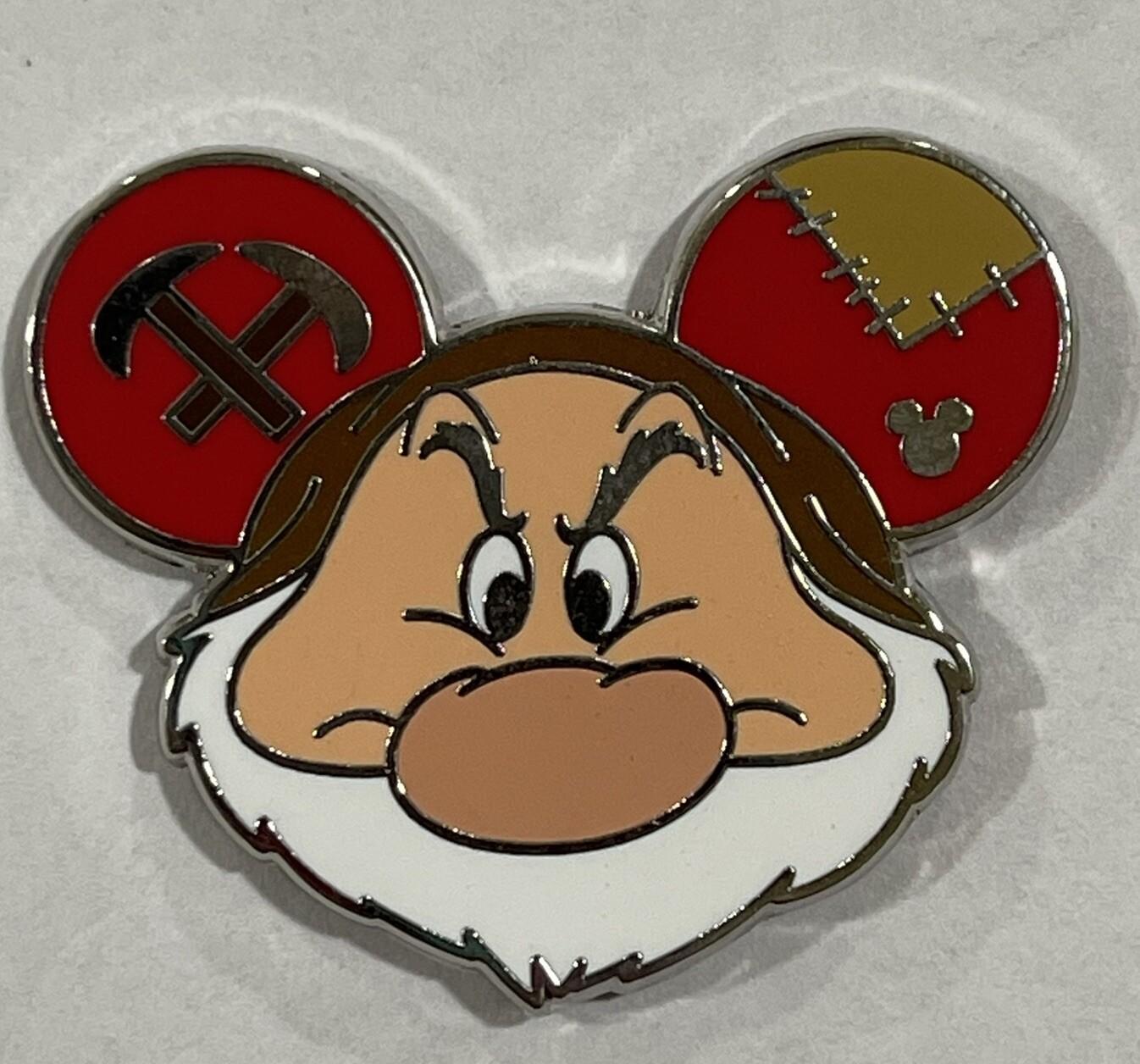 Disney Pin Grumpy Ear Hat Hidden Mickey Hidden Disney Disneyland 2024