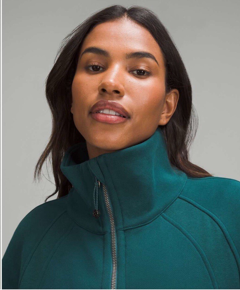 NWT Lululemon Scuba Oversized Funnel-Neck Full Zip Storm