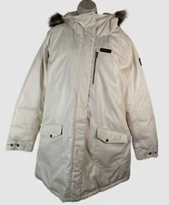 Columbia Women's Ivory Suttle Mountain Long Insulated Jacket Coat Size 2XL