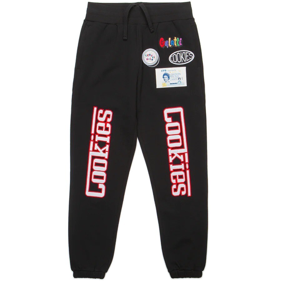 NWT Cookies SF Enzo Fleece Sweatpants Black | eBay