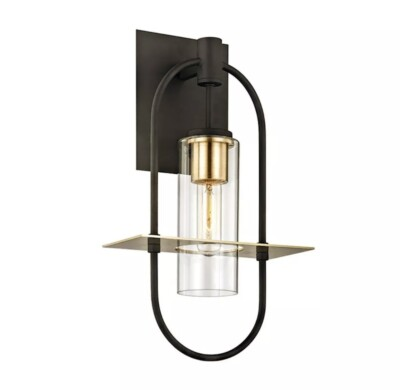 #ad Troy Lighting Smyth 1 Light Wall Dark Bronze And Brushed Brass B6392 $315.00