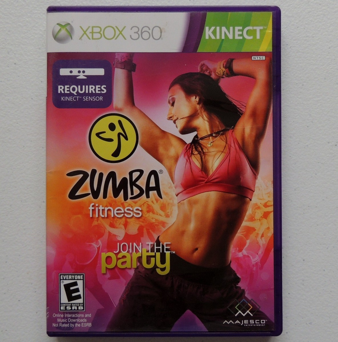 Zumba Fitness: Join the Party Kinect For Xbox 360 Very Good Complete Manual  Case