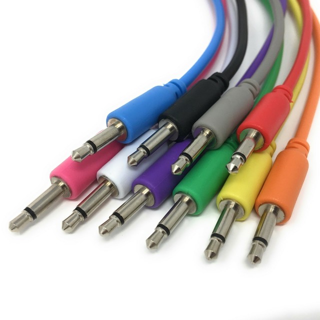 PolarNoise Value Eurorack Patch Cables - 5 mono 3.5mm TS cables (65 Options) PolarNoise Value Eurorack Patch Cables - 5 mono 3.5mm TS cables (65 Options)