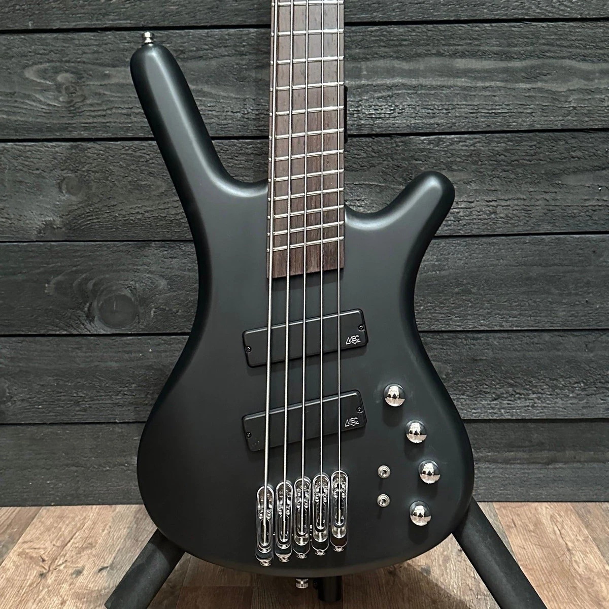 Warwick RockBass Corvette Multiscale 5 String Electric Bass Guitar Black