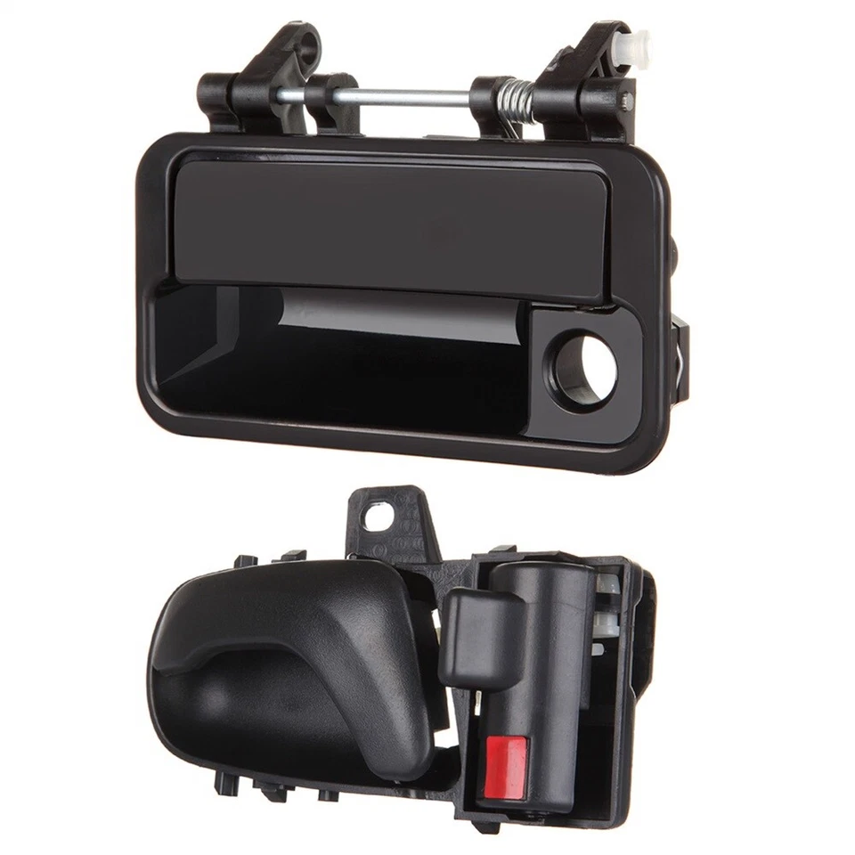 2x Front Left Door Handles Interior Outer For 89-94 Chevy Sprint Pontiac Firefly Foto 2 de 4