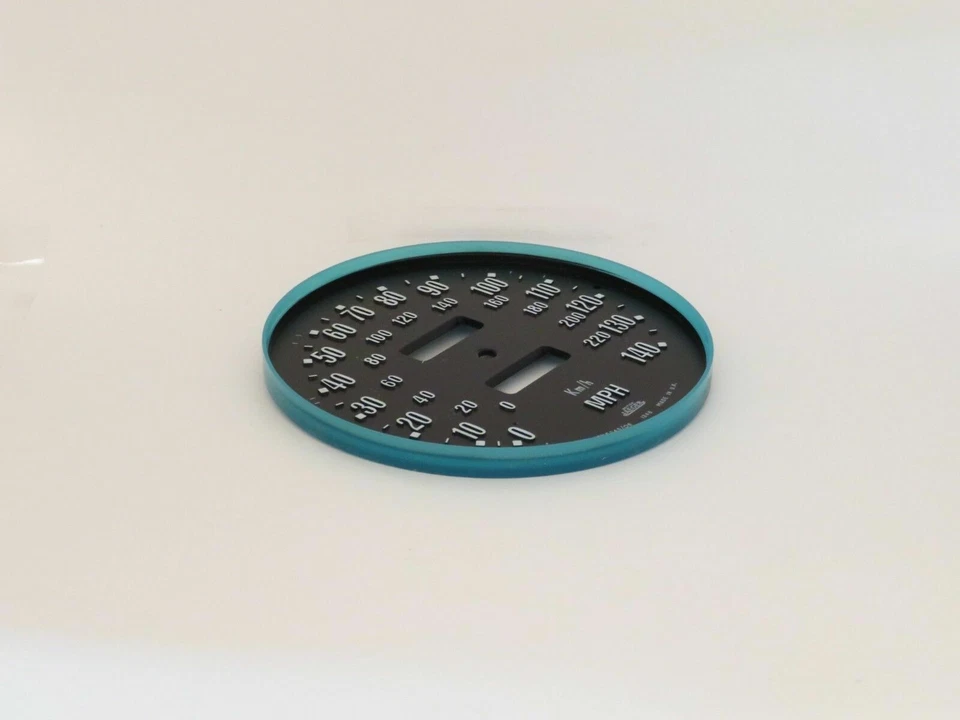 Placa frontal de esfera de velocímetro nueva marca Jaeger para Rover 3500S SN5345/06 Foto 3 de 3