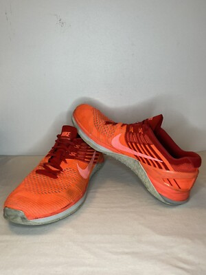 Nike Mens Total Crimson Metcon DSX Flyknit 852930-800