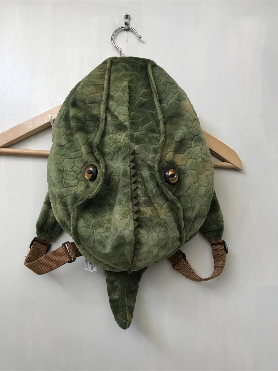 Jurassic Park Universal Studios Plush Velociraptor Head Mini Backpack 14\