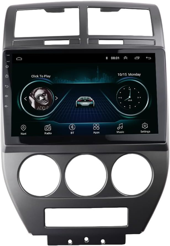 Radio Stereo Bezel for Jeep Compass 2007-2010 Dash Installation Mount Trim Ki... - Picture 3 of 12