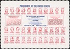 Vintage placemat THE OYSTER BAY RESTAURANT Presidents Eisenhower Washington DC — photo 1