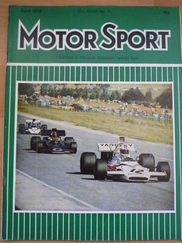 MOTOR SPORT APR 1972 BMW 2500 Eric Longden Fiat 124 128 Jaguar Ford Granada V6