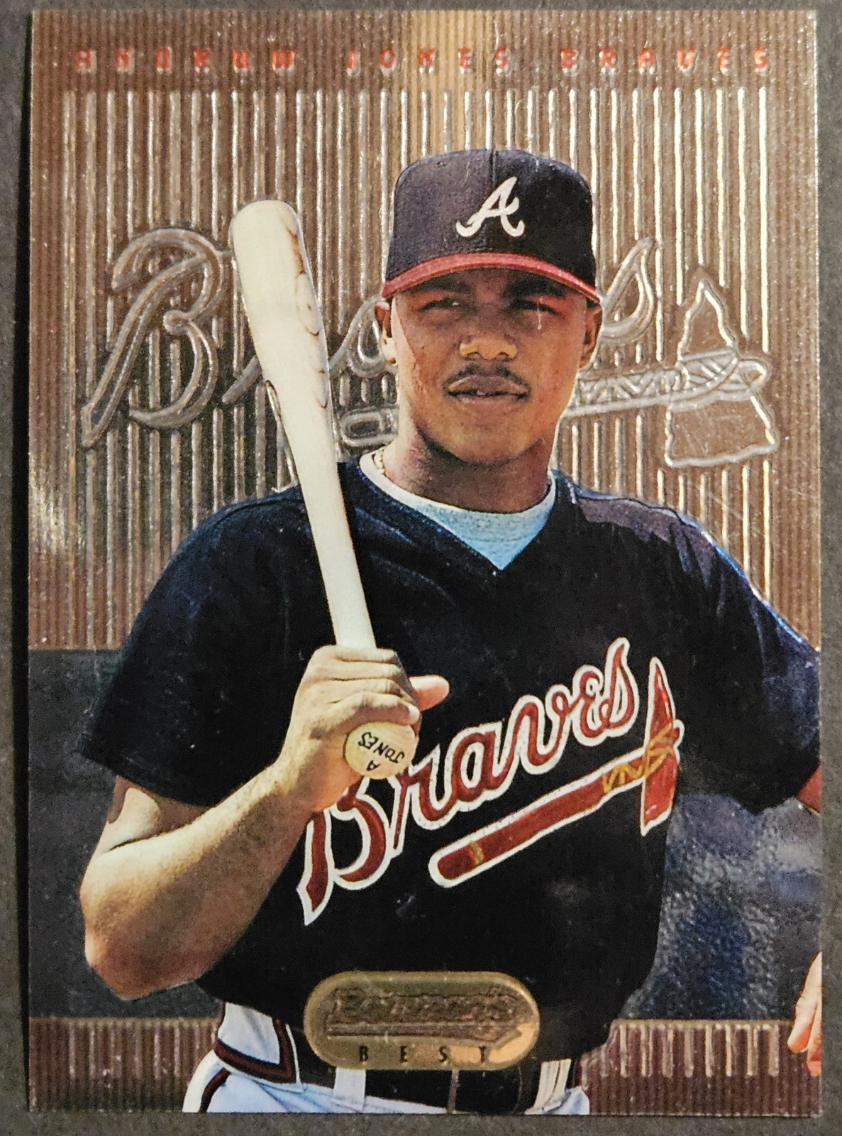 1995 Bowman's Best #7 Andruw Jones Rookie RC Atlanta Braves