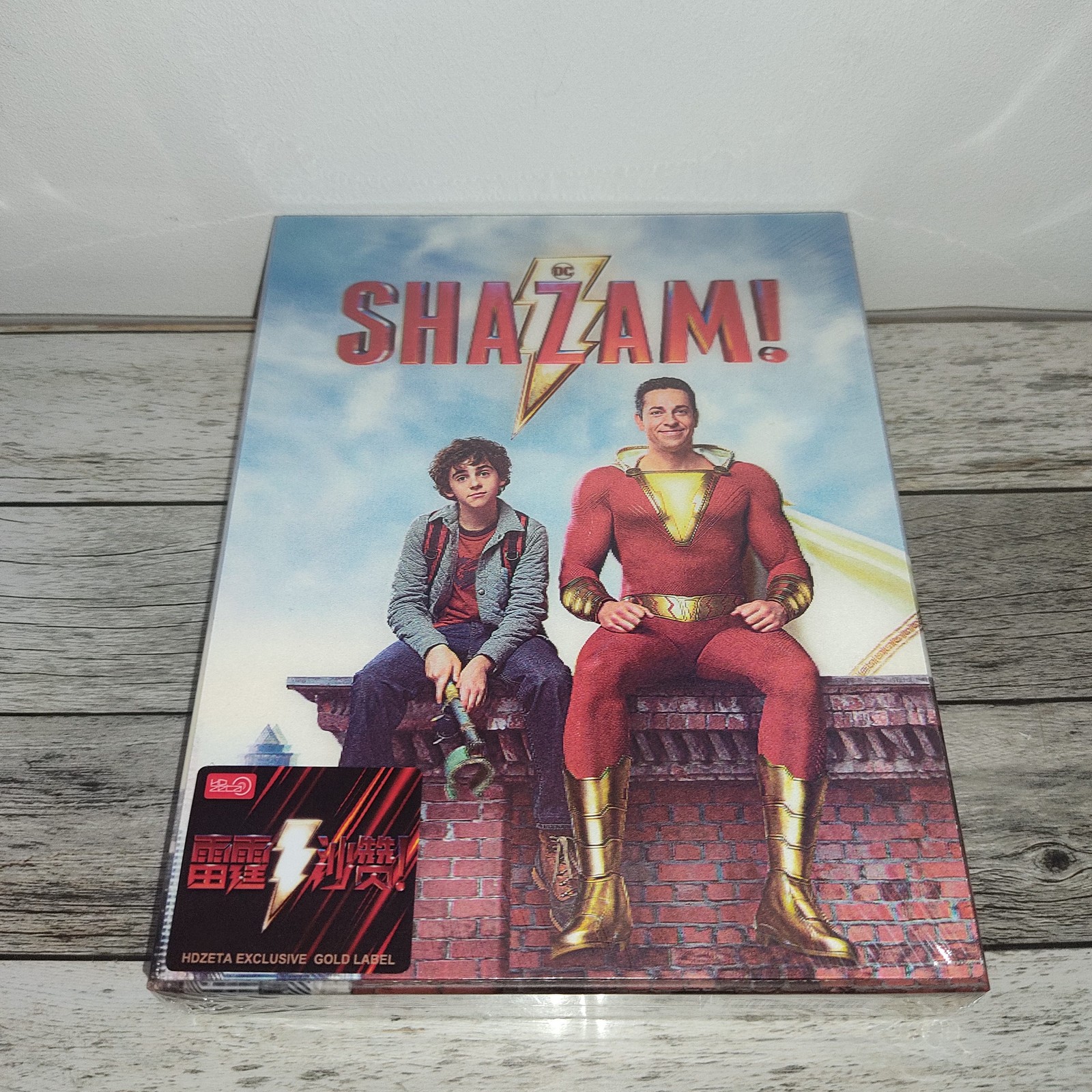 Shazam! FULLSLIP LENTICULAR SteelBook 4k - HDZETA - RARE - NEUF