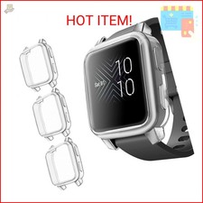 4 Pack TPU Case for Garmin Venu Sq/Sq 2 Screen Protector Clear 4 