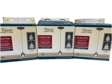 Patriot Lighting 5” Pendant Light Fixture Brushed Nickel Finish Lot Of 3