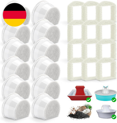 Katzenbrunnen Filter Für Petsafe Drinkwell, 12 Pcs Ersatzfilter Trinkbrunnen Kat