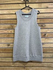 Prada knitted sweater vest dress. Jumper.Grey.