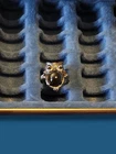 Vintage Owl Ring Silver Tone Adjustable Cat’s Eye Cabochon Costume Jewelry
