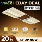 VIPARSPECTRA XS3000 Pro 300W LED Grow Light Full Spectrum Indoor Grow Tent Kits