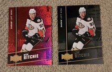 2015-16 Fleer Showcase Metal Universe Precious Metal Gems Red Nick Ritchie /150