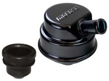 Moroso 68782 Push-in Oil Separator Breather Black Powder-coat Moroso 68782 Push-in Oil Separator Breather Black Powder-coat