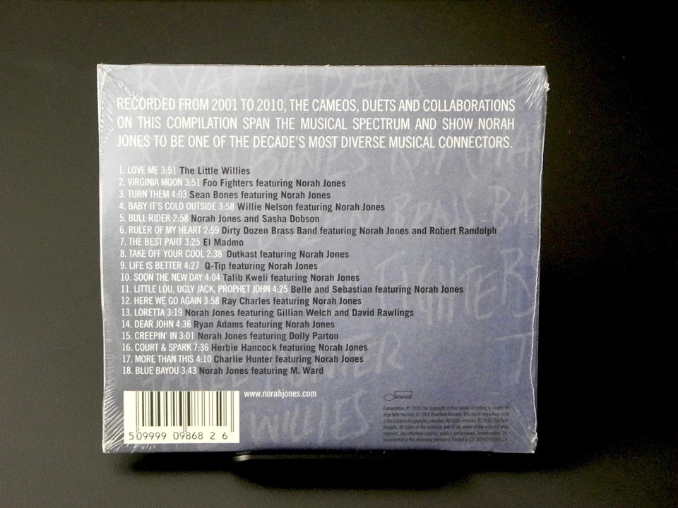 norah jones new sealed digipak blue note - featuring, indie pop duets - Bild 2 von 2