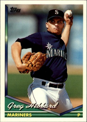 1994 Topps Traded Greg Hibbard #124T card