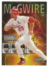 1998 Circa Thunder Boss #14 Mark McGwire St. Louis Cardinals BV$4