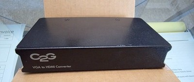 C2G VGA +3.5MM to HDMI Converter with Micro USB Power 41410