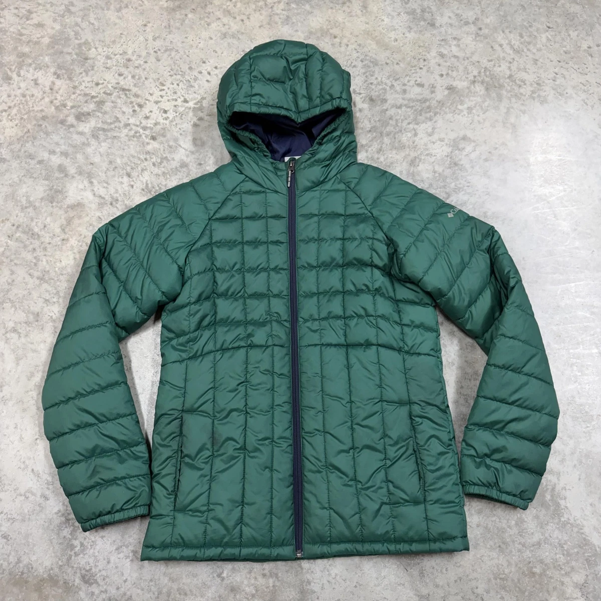 Columbia hooded puffer jacket Y2K XL Men