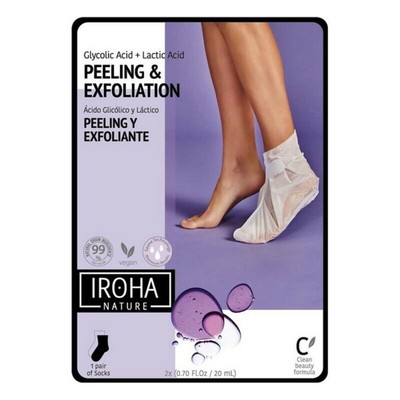Feuchtigkeitsspendende Socken Peeling and Exfoliation Lavender Iroha IN/FOOT-