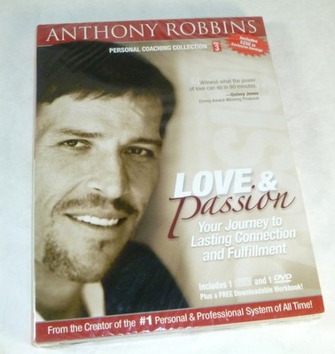 Anthony Robbins Personal Coaching Collection Vol 3 Love and Passion - New DVD CD