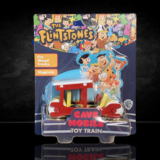 Flintstones Cave Mobile Wooden Train Engine - Classic Bedrock Adventure Toy