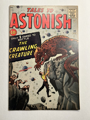 Tales to Astonish #22 Marvel Comics 1961 Jack Kirby Steve Ditko Fine copy