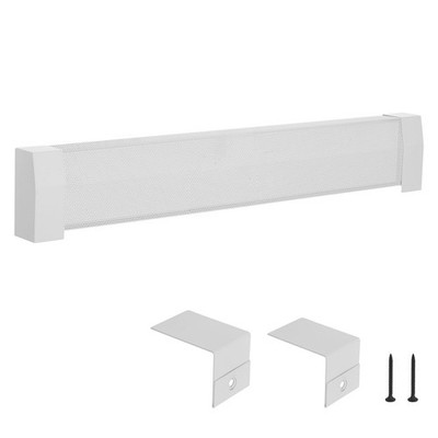 VEVOR 4 ft Baseboard Heater Covers Premium Series Standard for Bedroom White