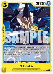 X.Drake OP10-114 Uncommon Royal Blood One Piece TCG