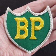 BP ~ British Petroleum Gas Oil Advertising Embroidered Sew On VINTAGE Patch