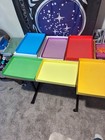 Set of 6 colorful puzzle sorting boxes — photo 1