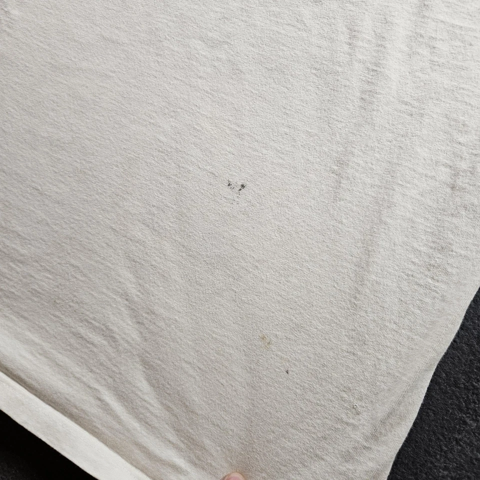 Camisa sin mangas vintage Salada Dog para hombre XL blanca Daytona Beach Surf Shop 2000 Foto 3 de 4