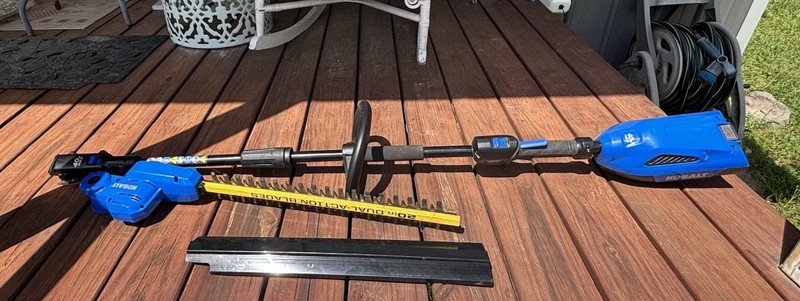 Kobalt 40V Expandable Pole Hedge Trimmer 20” Dual-Action Blade WORKS,PARTS ONLY