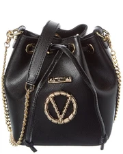 Valentino By Mario Valentino Jules Leather Bucket Bag Women's Black