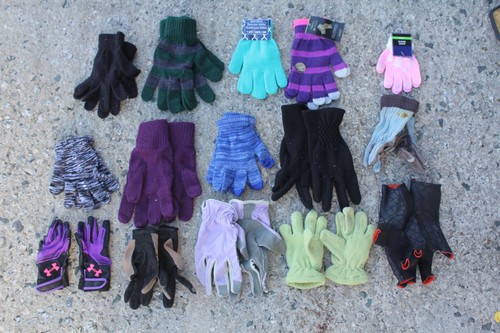 Huge Lot 15 Pairs Equestrian Riding Gloves Kids/Adults Horse Schooling Extras